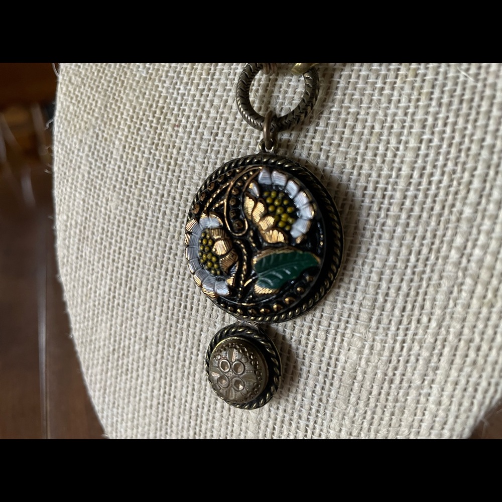 Grandmas Button Necklace